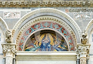 Mosaic, Pisa Cathedral, Italy photo