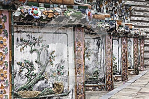 Mosaic and porcelain at Wat Arun