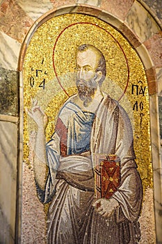 Mosaic portrait of St. Paul