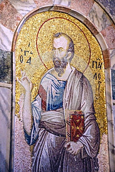 Mosaic portrait of St. Paul