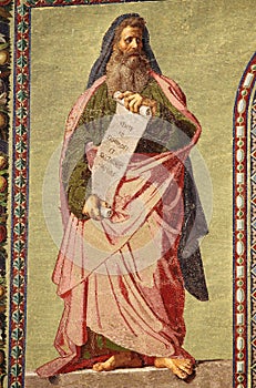 Mosaic of the Prophet Isaiah photo