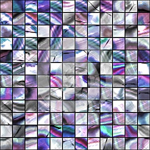 Mosaic Sea Nacre Pattern