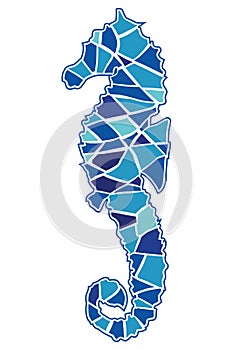 Mosaic Seahorse