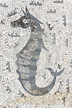 Mosaic seahorse