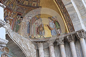 Mosaic at St. Mark's Basilica, Venice Italy