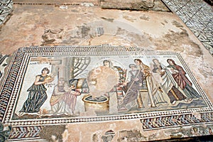 Mosaic at Theseus house - Paphos, Cyprus