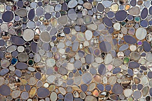 Mosaic tile of rocks