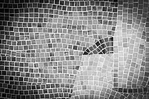 Mosaic tile wall