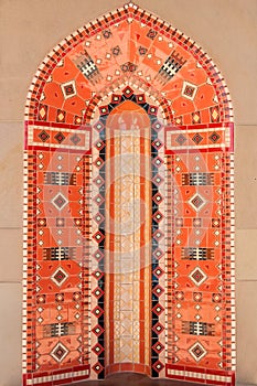 Mosaic tiles of middle eastern architecture