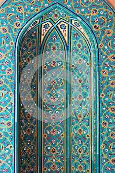 Mosaic tiles, Muscat, Oman