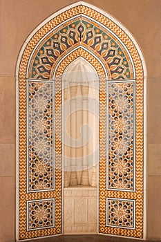 Mosaic tiles, Muscat, Oman