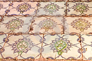 Mosaic tiles in the Upper Room home to The Last Supper,