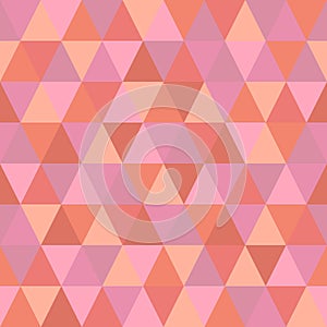 Mosaic triangle  pattern. Warm, autumn colors. The repeating background. Beautiful retro backing