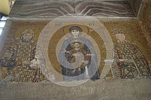 Mosaic of Virgin Mary and Infa