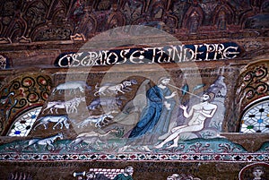 Mosaics from Cappella Palatina. The Palatine Chapel in the Norma