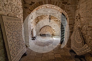 Mosaics in the Euphrasian Basilica Porec town, Croatia