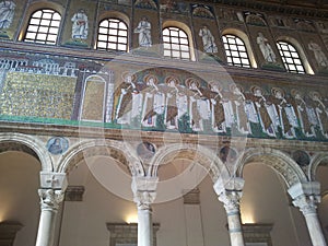 Mosaics in Italian church