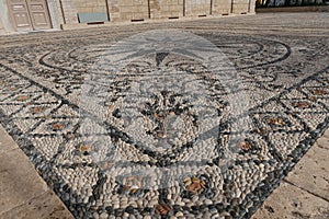 Mosaik on Street Pothia kalymnos Island aegean greece europe