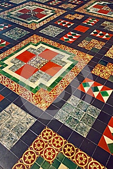 Mosaikboden der St. Patrick Kathedrale in Dublin - Irland photo
