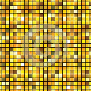 MosaÃ¯c golden seamless pattern