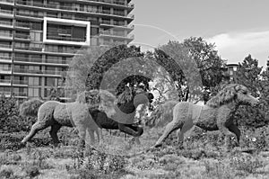 MosaÃ¯Canada 150 Display of horses