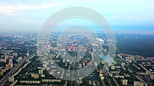 Moscow aerial view