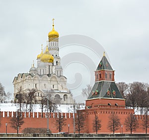 MOSCOW.Archangel and Annunciation Cathedral.