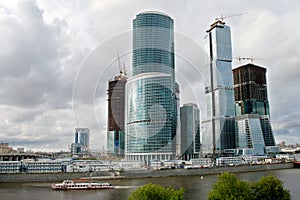 Moscow Business Center under construction