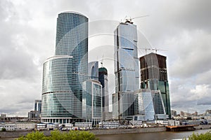 Moscow Business Center under construction