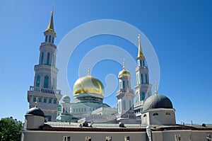 Moscow Cathedral Mosque - the main mosque in Moscow, Russia