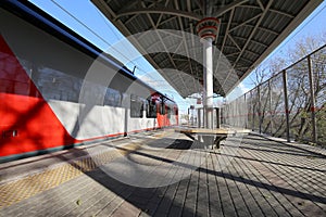 Moscow Central Circle - Little Ring, MCC,or MK MZD, Russia. Verkhnie Kotly railway station