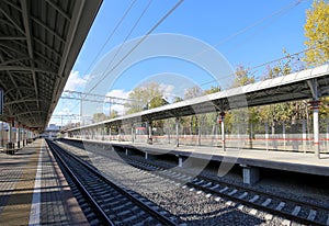 Moscow Central Circle - Little Ring, MCC,or MK MZD, Russia. Verkhnie Kotly railway station