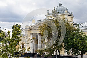 Moscow Choral Synagogue in autumn day