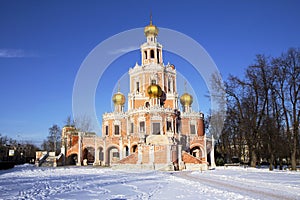 Moscow. Church of the Intercession at Fili. photo