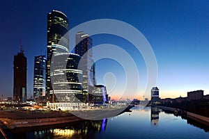 Moscow-city business center