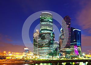 Moscow-city business center, Russia.