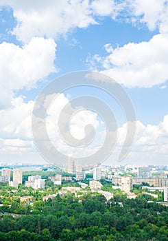 Moscow city landscape;