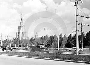 Moscow Highrise building on Kotelnicheskaya quay 1962