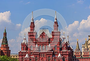 Moscow State Historical Museum on the Red Square