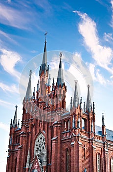 Moscú inmaculado concepto católico catedral 