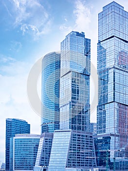 Moscow International Business Center skyscrapers