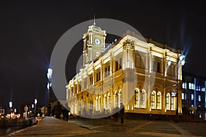 Moscow - 10 January 2017: Yaroslavsky train station in Moscow, n photo