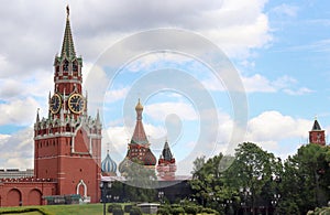 Moscow Kreml St. Basil`s Cathedral