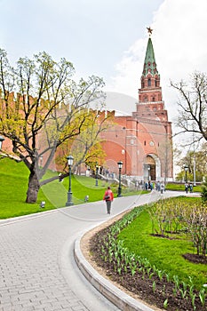 Moscow. Kremlin. Borovitskaya tower