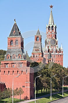 Moscow. Kremlin. Konstantino-Eleninskaya, Nabatnaya, Tsarskaya a