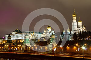 Moscow,the Kremlin,Moscow at night