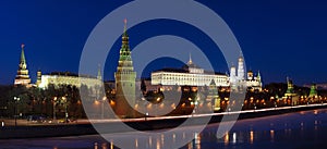 Moskau kreml nuecht Zeen 