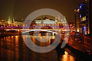 Moscow Kremlin. Night scene.