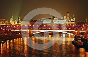 Moscow Kremlin. Night scene.