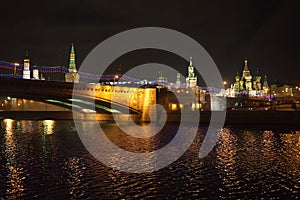 Moscow Kremlin night view